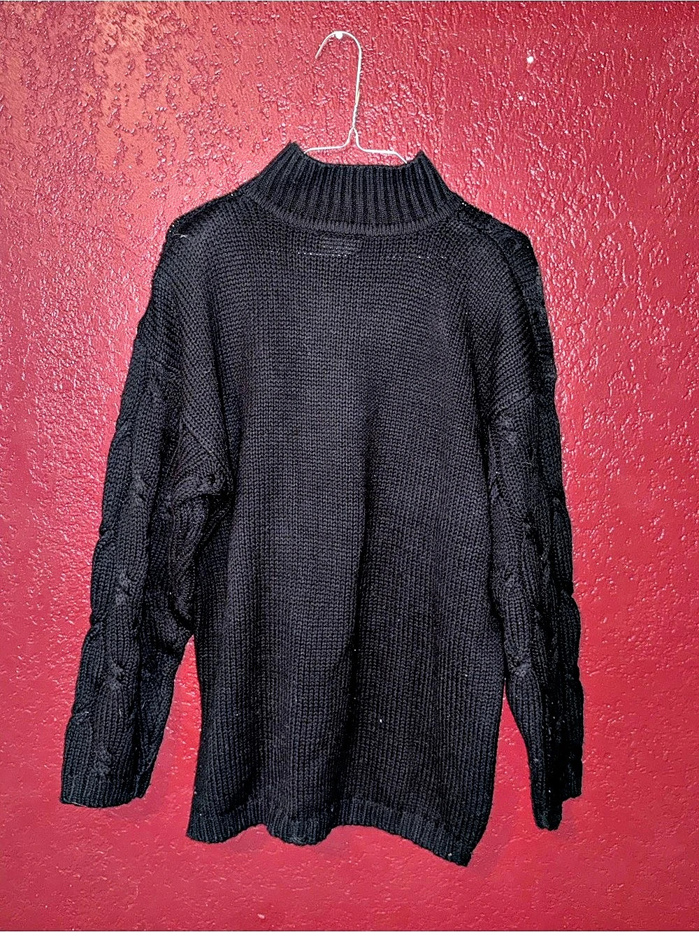 ellenemno Cable Knit Turtleneck Size Medium
